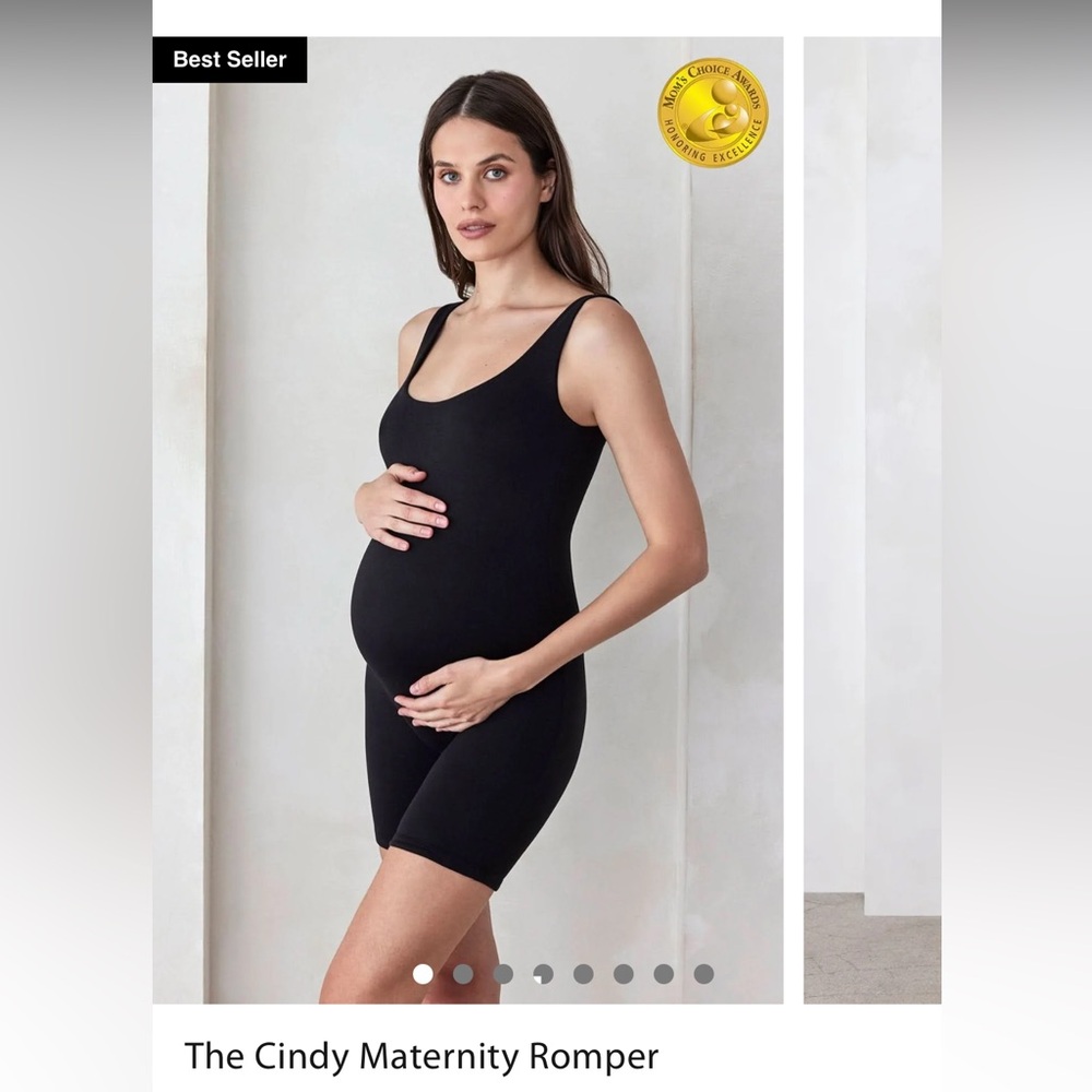 Bumpsuit Cindy Maternity Romper Sz M NWT
